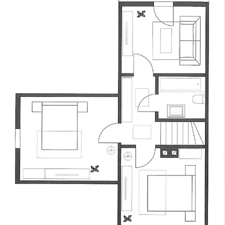 Schmuckes Geräumiges Haus Mit Garten In Für Bis Zu 8 Gäste Ideal Für Familien Und Gruppen Casa de Férias *